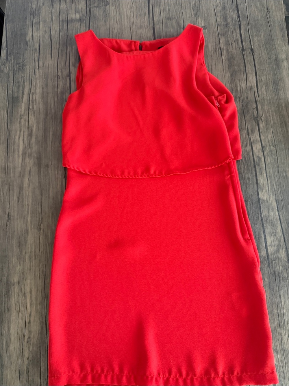 H&M Women’s Red Layered Sleeveless Dress